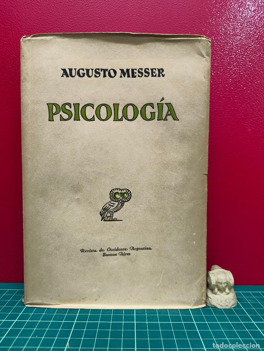 Libros de segunda mano: Psicolog&iacute;a &ndash; Augusto Messer - Foto 1