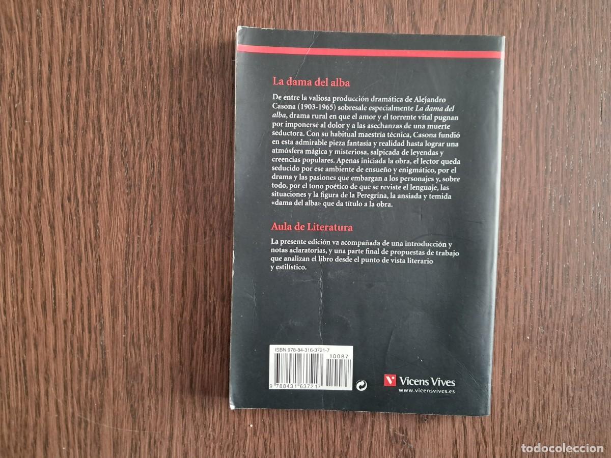 Libros de segunda mano: libro usado, la dama del alba, Alejandro Casona. Ediciones Vicens Vives, a&ntilde;o 2011. - Foto 4
