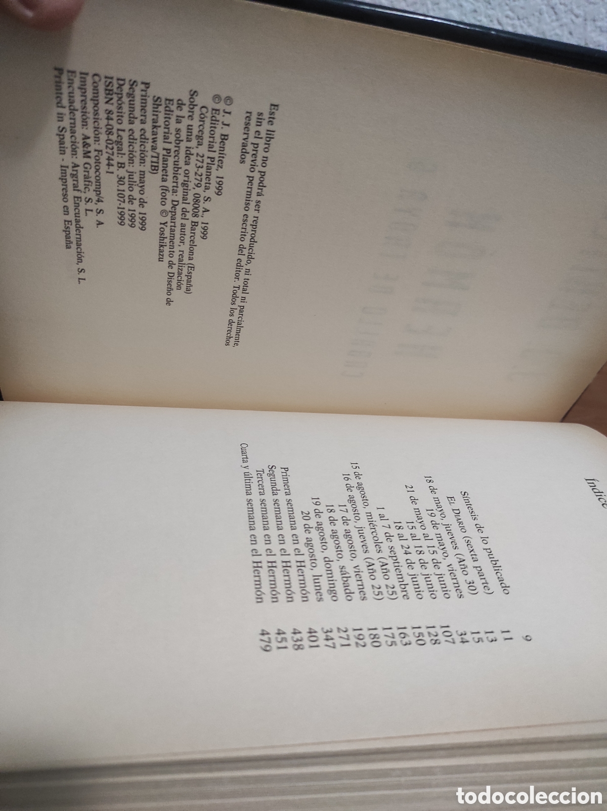 Libros de segunda mano: Herm&oacute;n. Caballo de Troya 6. J.J. Ben&iacute;tez. Planeta - Foto 3
