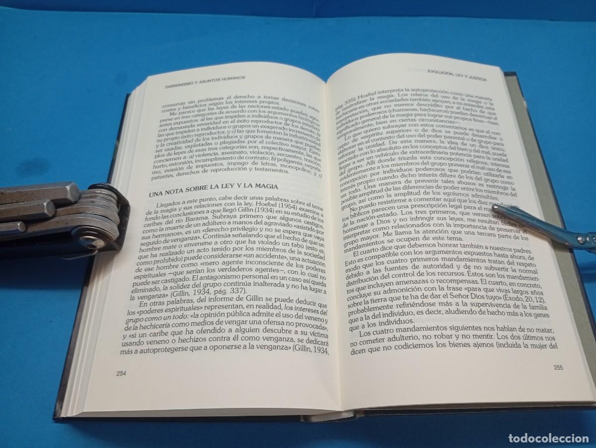 Libros de segunda mano: DARWINISMO Y ASUNTOS HUMANOS.- RICHARD ALEXANDER - Foto 8