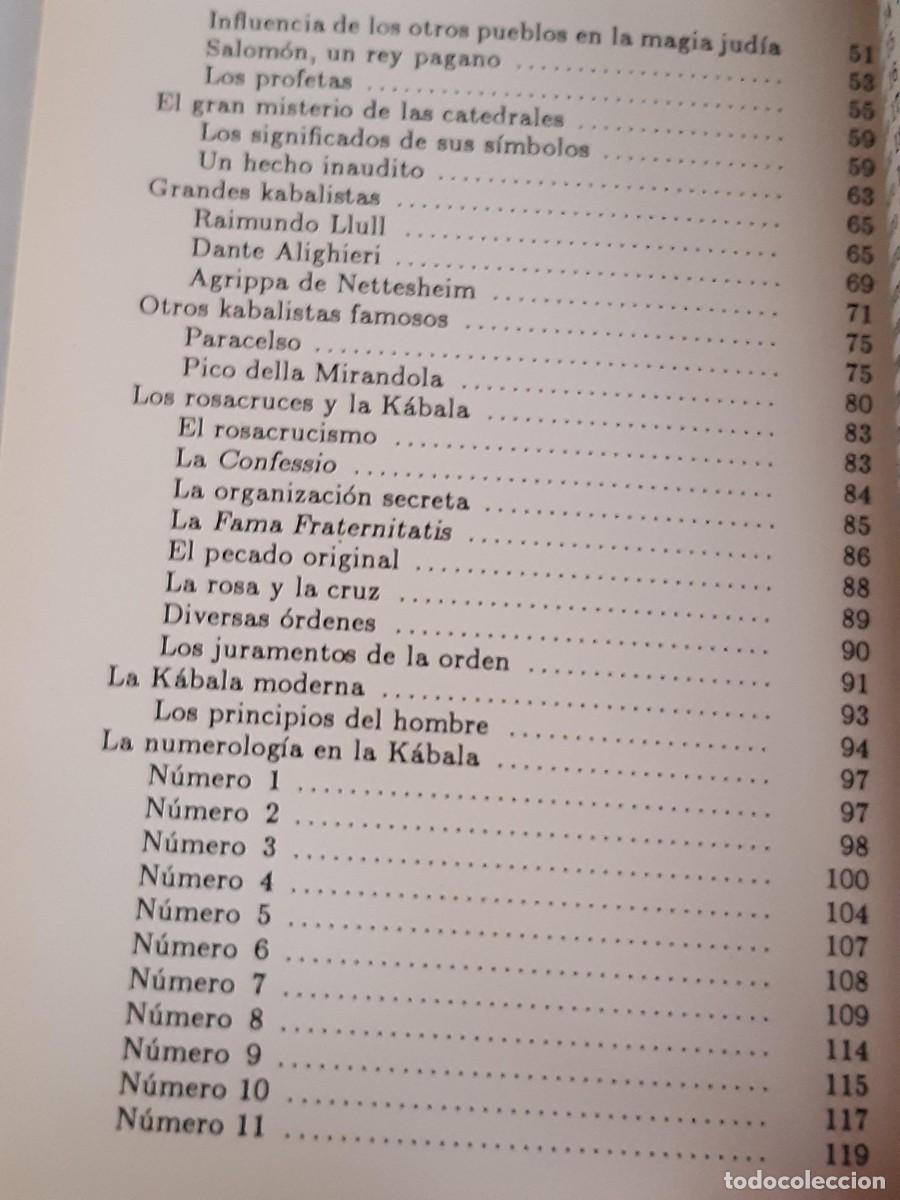 Libros de segunda mano: Pierre Fontaine Los misterios de la Kabala - Foto 3