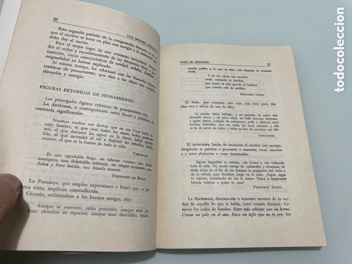Libros de segunda mano: Curso de redacci&oacute;n. Luis Miranda Podadera. Editorial Hernando. 17&ordf; ed. 1981 - Foto 8