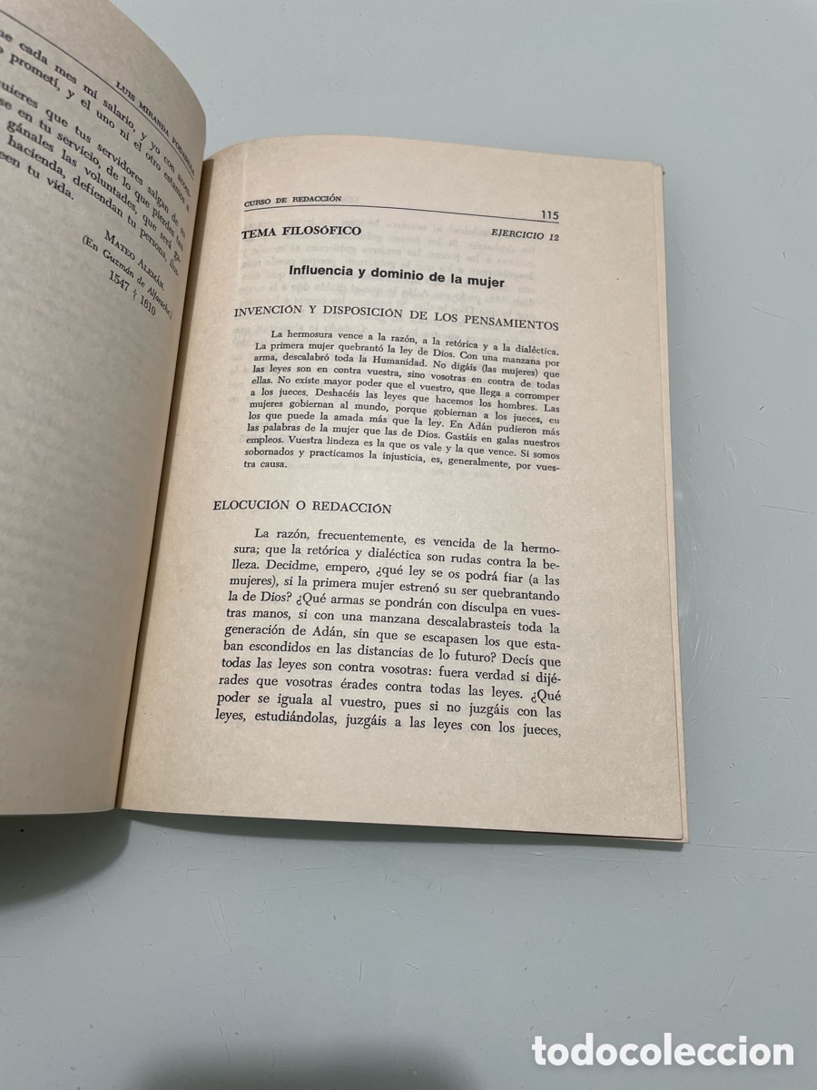 Libros de segunda mano: Curso de redacci&oacute;n. Luis Miranda Podadera. Editorial Hernando. 17&ordf; ed. 1981 - Foto 9