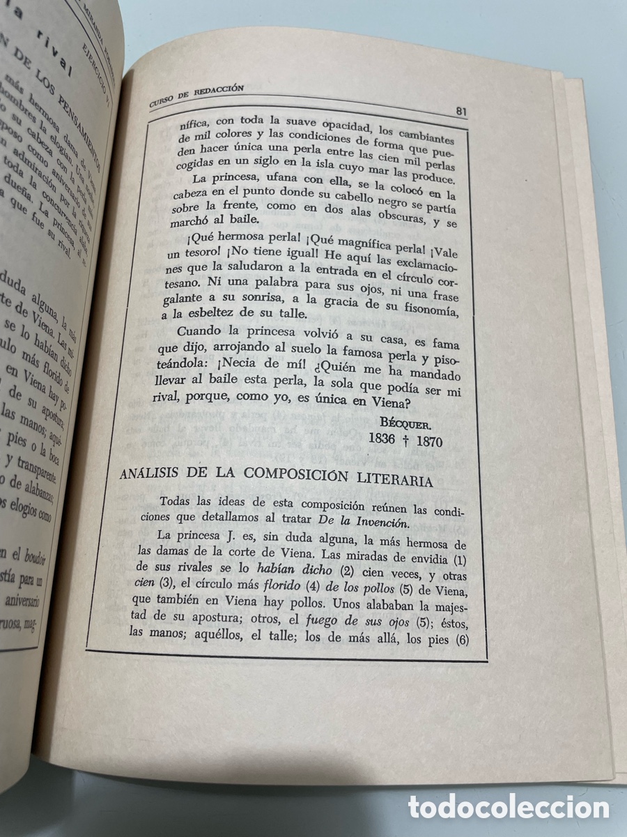 Libros de segunda mano: Curso de redacci&oacute;n. Luis Miranda Podadera. Editorial Hernando. 17&ordf; ed. 1981 - Foto 10