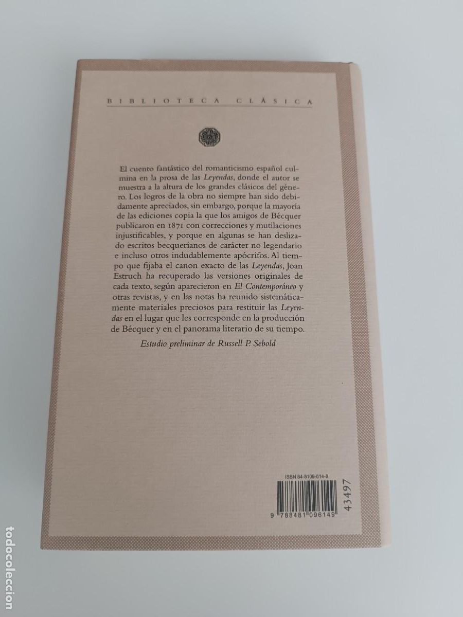 Libros de segunda mano: Leyendas, Gustavo Adolfo B&eacute;cquer. Galaxia Gutenberg C&iacute;rculo de Lectores. - Foto 6