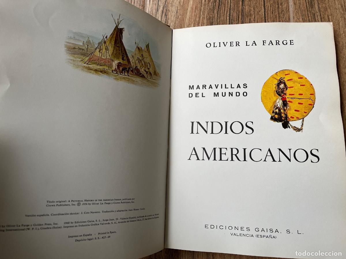Libros de segunda mano: Indios Americanos. Oliver la Farge. Ediciones Gaisa. - Foto 14