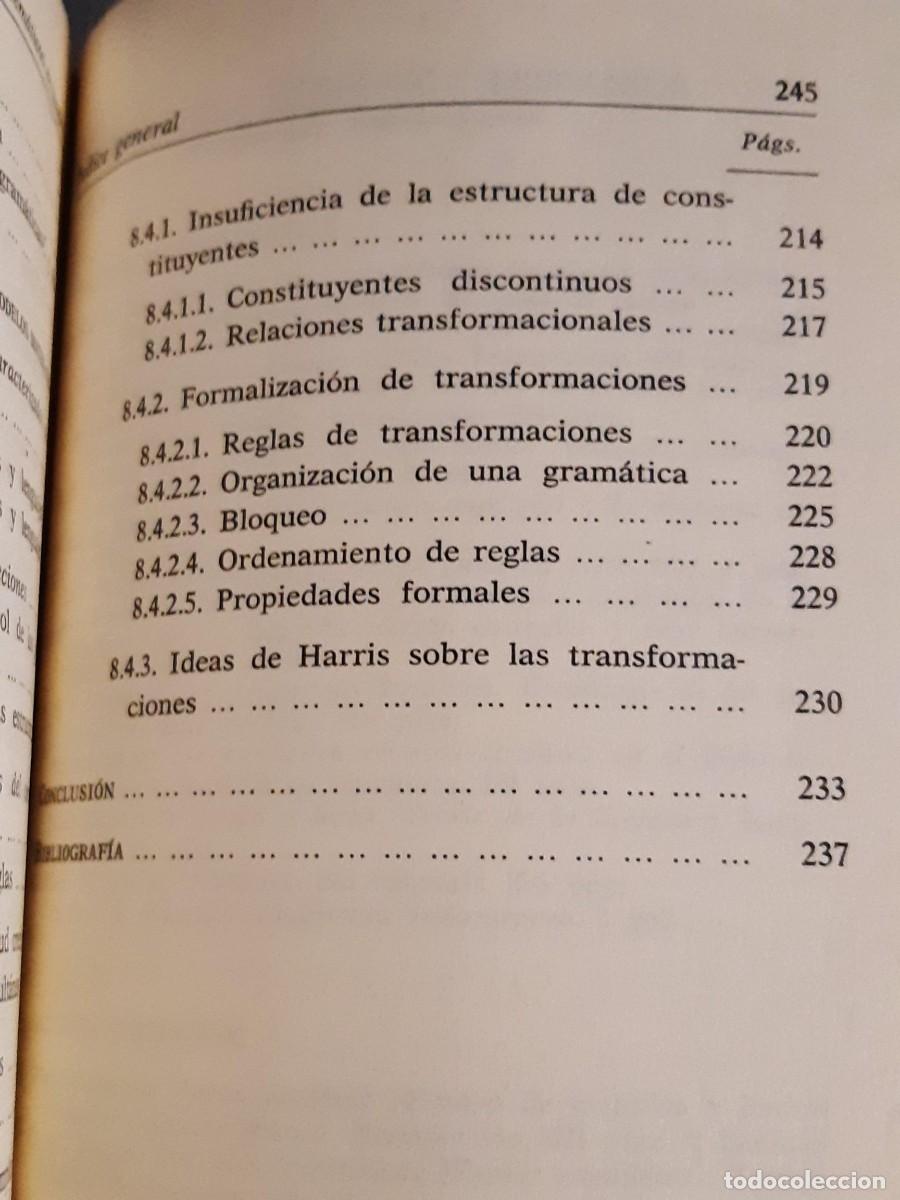 Libros de segunda mano: MODELOS MATEM&Aacute;TICOS EN LING&Uuml;&Iacute;STICA .- MAURICE GROSS. - Foto 5