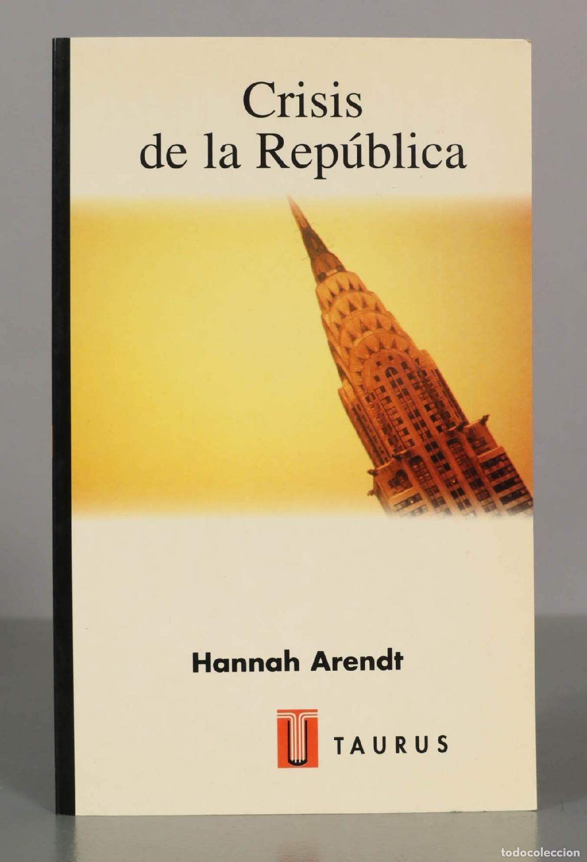 Libros de segunda mano: Crisis de la Rep&uacute;blica Hannah Arendt - Foto 1