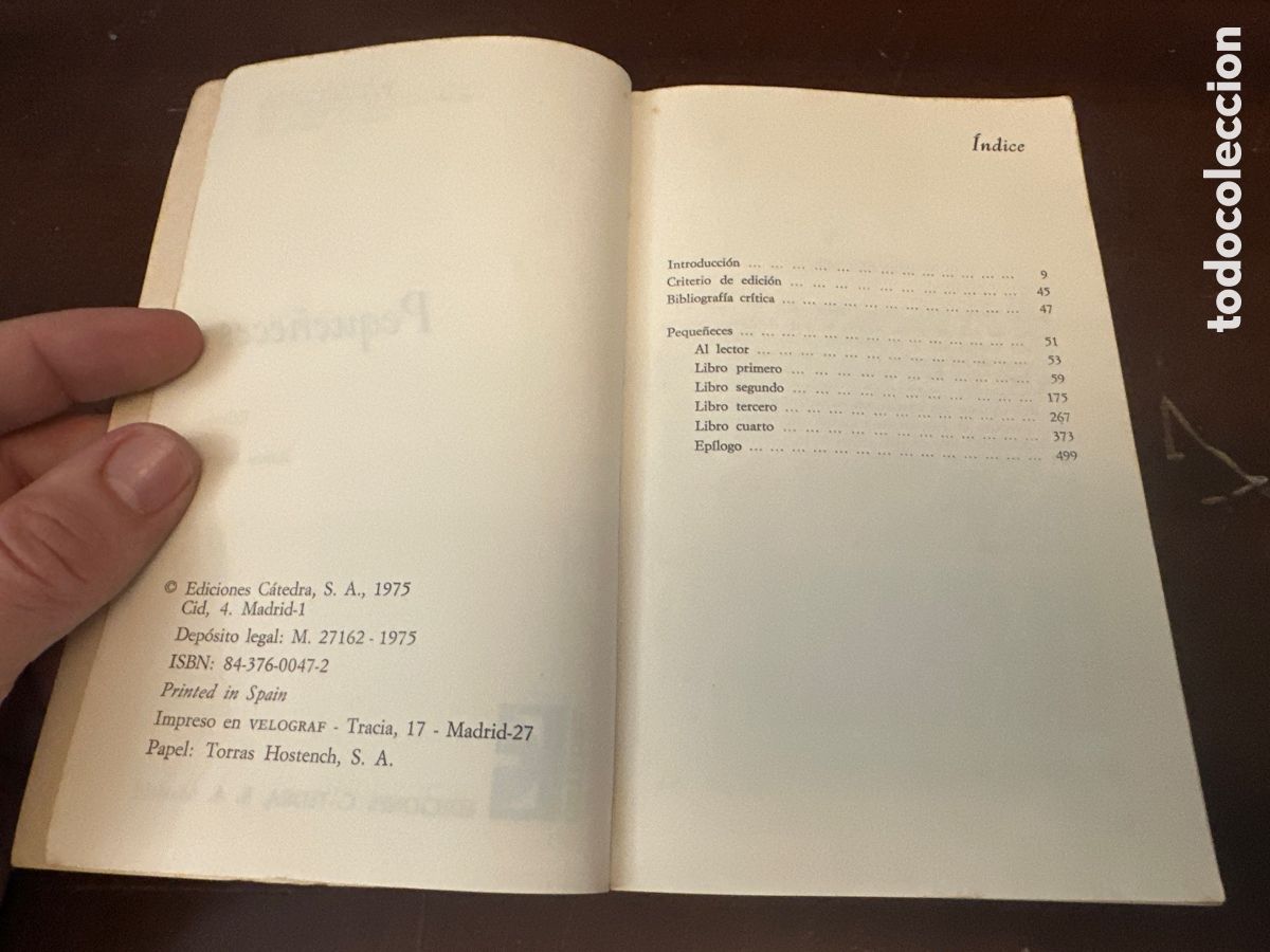Libros de segunda mano: LUIS COLOMA. PEQUE&Ntilde;ECES. EDICIONES CATEDRA. 1975 - Foto 4