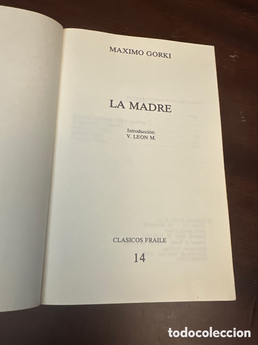Libros de segunda mano: LA MADRE - MAXIMO GORKI - CL&Aacute;SICOS FRAILE - Foto 2