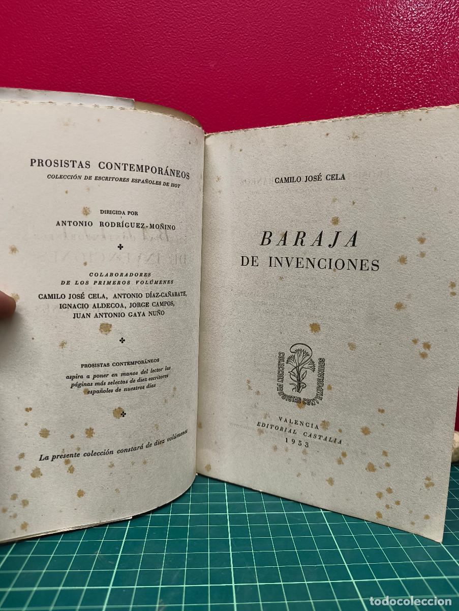Libros de segunda mano: Baraja de invenciones &ndash; Camilo Jos&eacute; Cela - Foto 2