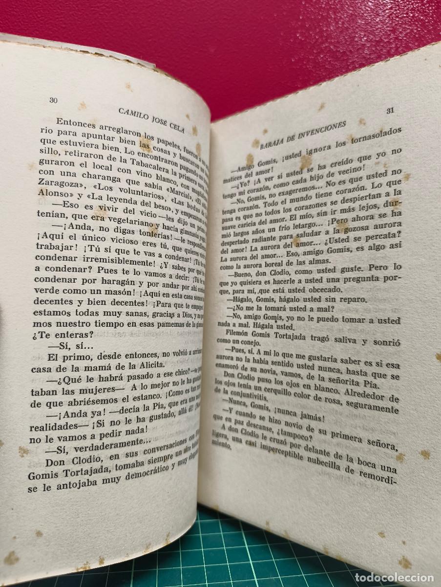 Libros de segunda mano: Baraja de invenciones &ndash; Camilo Jos&eacute; Cela - Foto 3