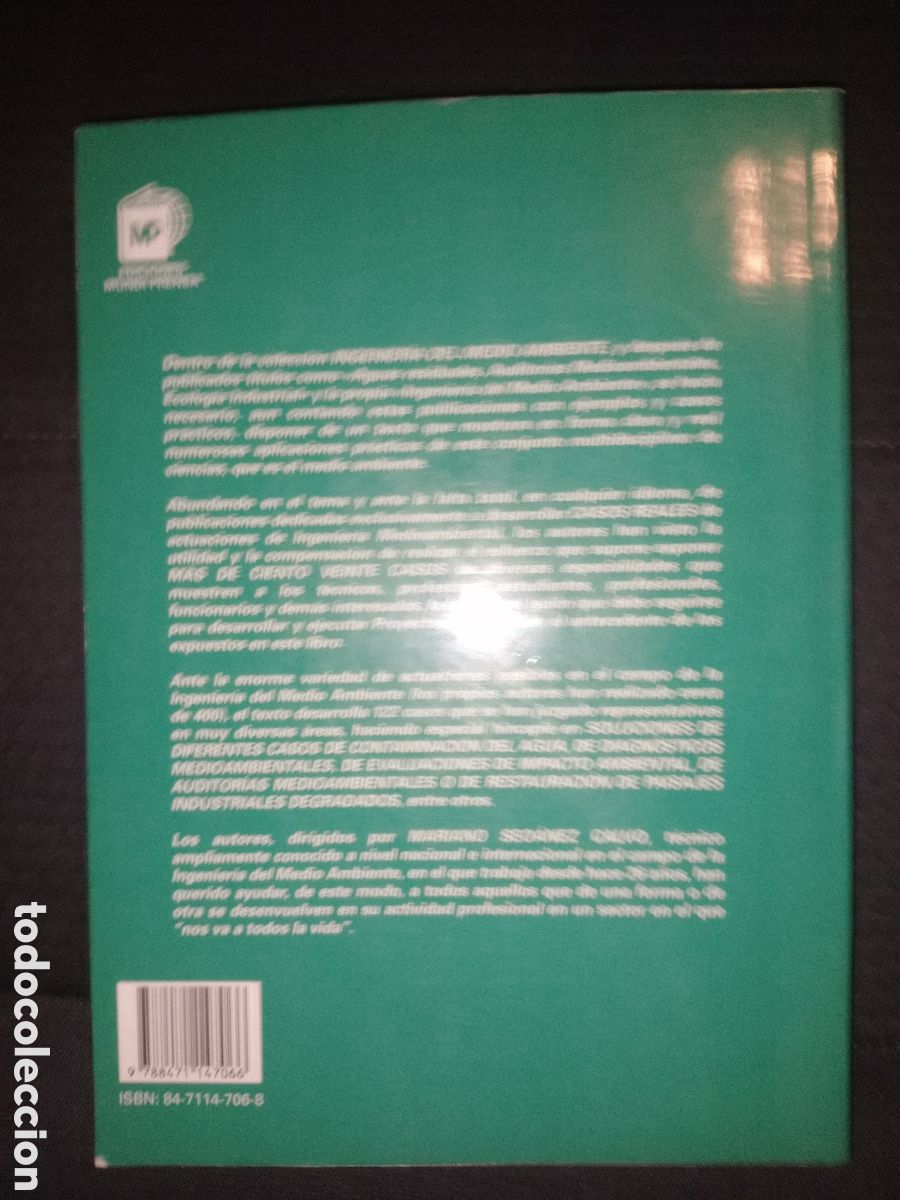 Libros de segunda mano: Toreteblanco ingenier&iacute;a medioambiental aplicada casos pr&aacute;cticos - Foto 2