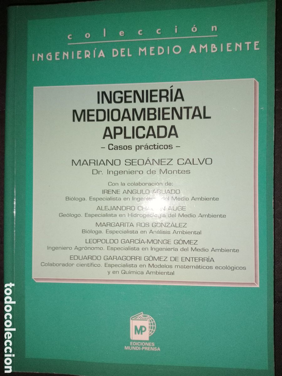 Libros de segunda mano: Toreteblanco ingenier&iacute;a medioambiental aplicada casos pr&aacute;cticos - Foto 1