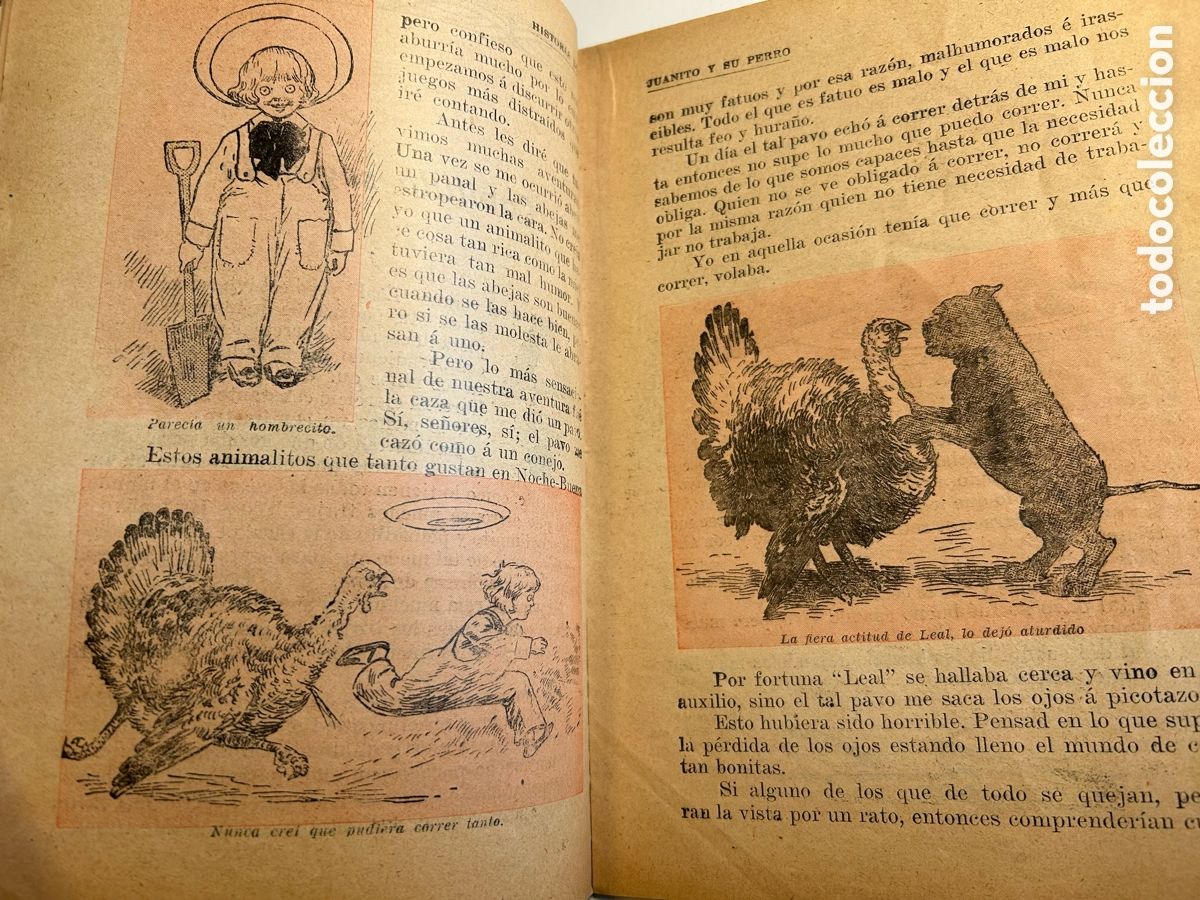 Libros de segunda mano: Historia de Juanito y su perro. Primera y tercera parte. - Foto 4