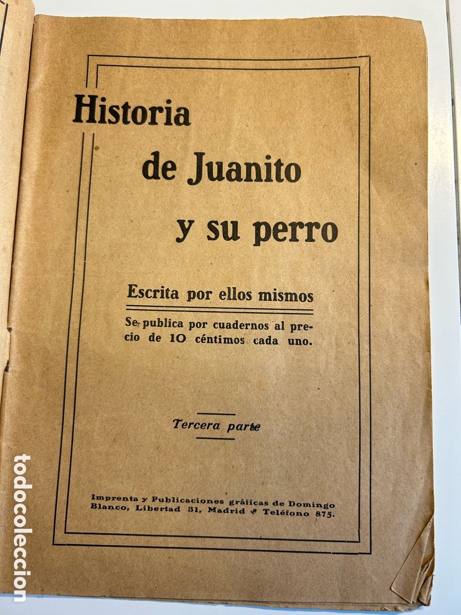 Libros de segunda mano: Historia de Juanito y su perro. Primera y tercera parte. - Foto 5