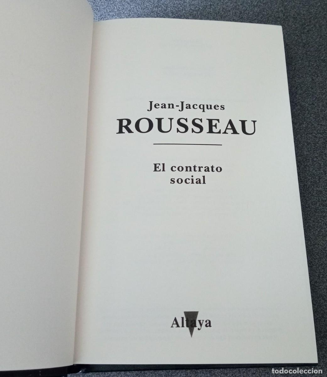 Libros de segunda mano: El Contrato Social Jean Jacques Rousseau - Foto 3