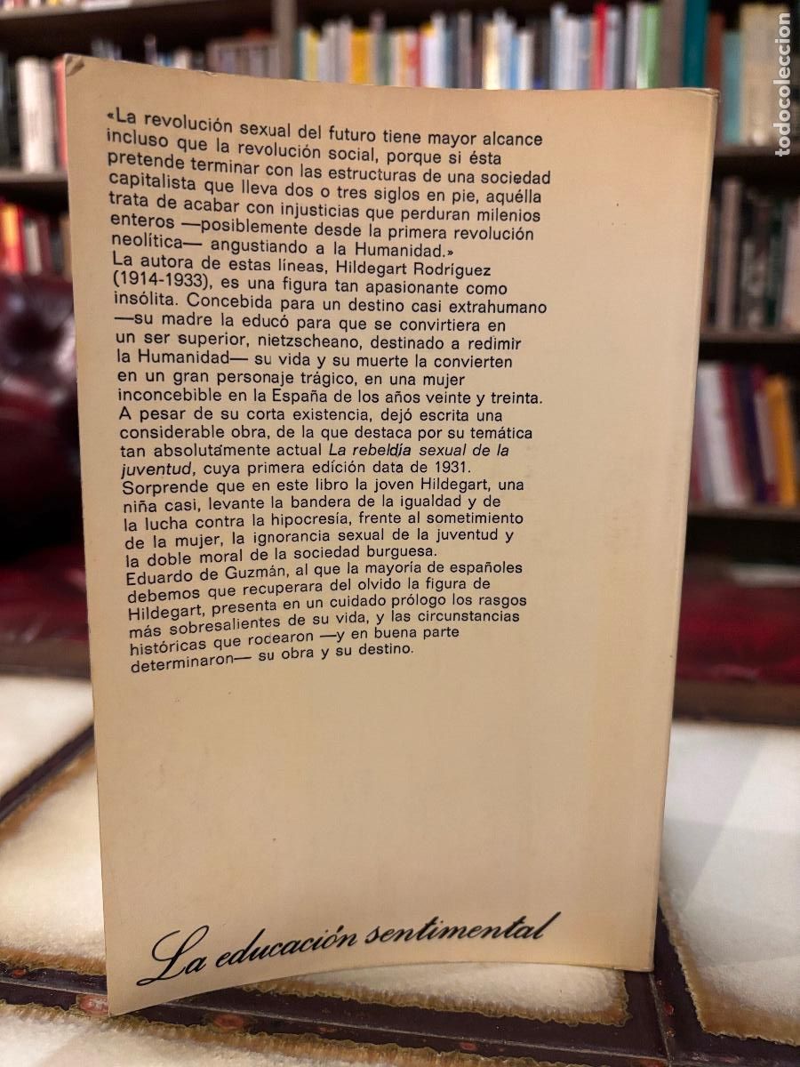 Libros de segunda mano: La rebeld&iacute;a sexual de la juventud. Hildegart. - Foto 2