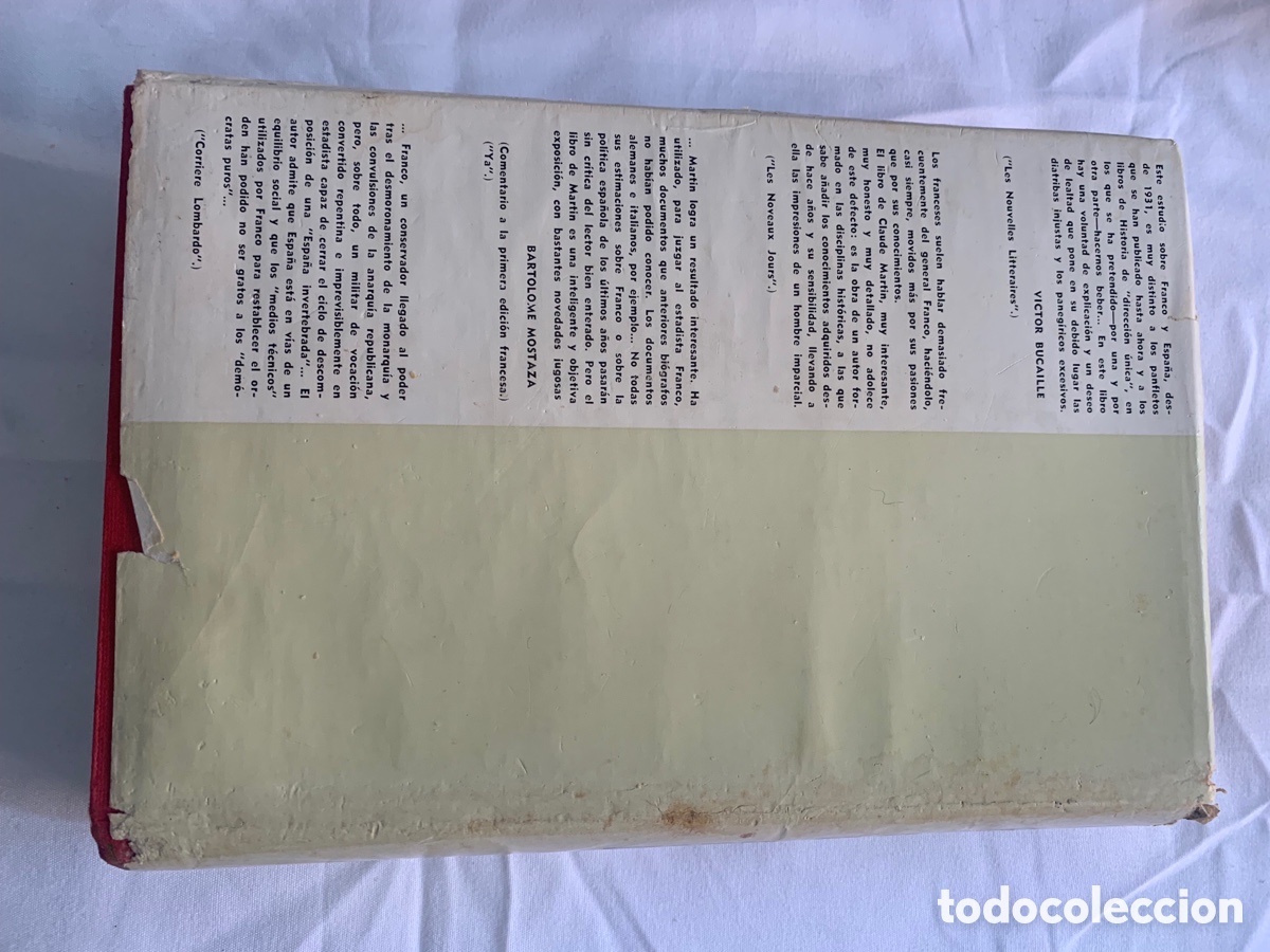 Libros de segunda mano: Franco soldado y estadista Claude Martin - Foto 3
