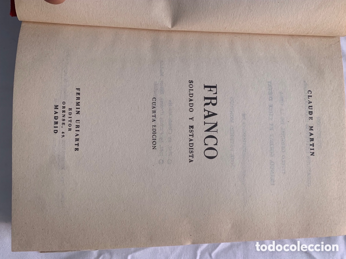 Libros de segunda mano: Franco soldado y estadista Claude Martin - Foto 6