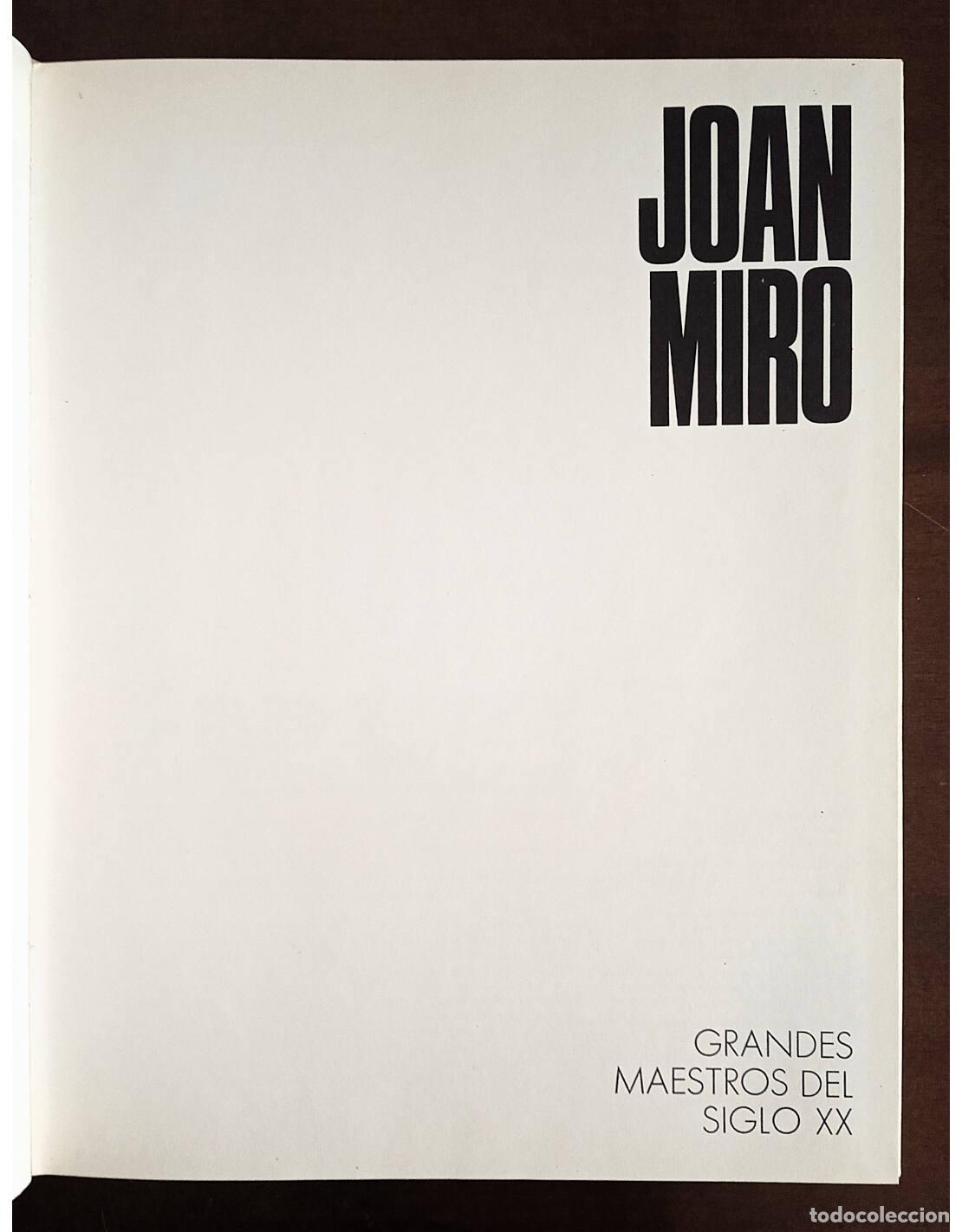 Libros de segunda mano: JOAN MIR&Oacute;. BUCCI, Mario. Ediciones Nauta. 1970. - Foto 2