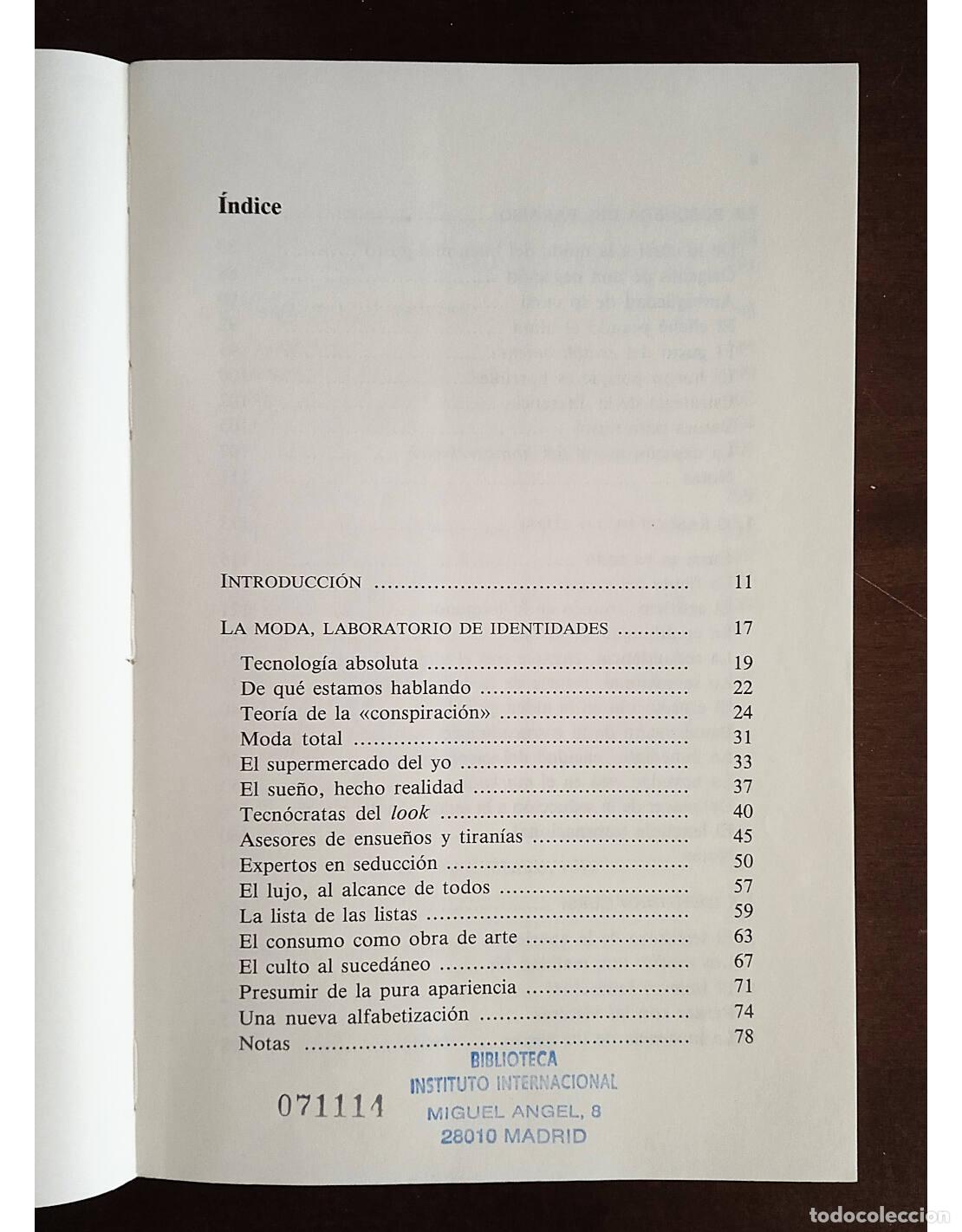 Libros de segunda mano: LO CURSI Y EL PODER DE LA MODA . RIVIERE, Margarita. Editorial Espasa-Calpe. 1992. - Foto 3