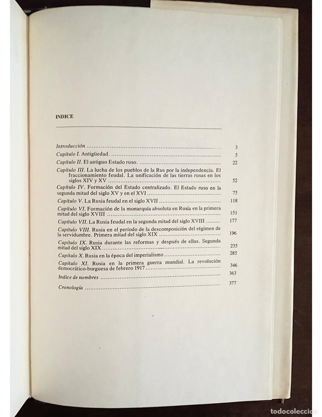 Libros de segunda mano: HISTORIA DE LA URSS. 3 TOMOS. VV. AA.. Editorial Progreso. 1979. - Foto 5