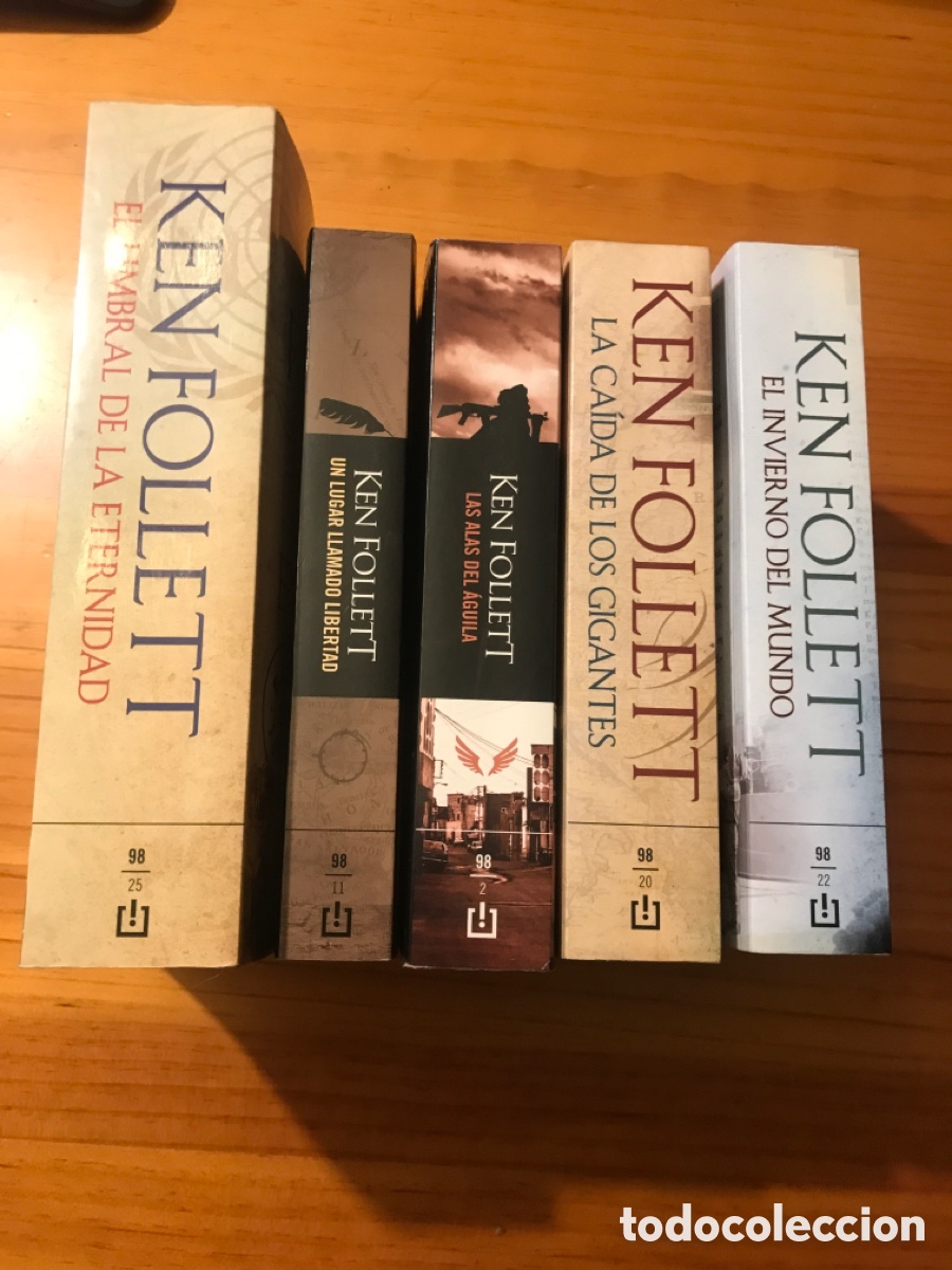 Libros de segunda mano: 5 libros Ken Follett / ed. De bolsillo - Foto 4