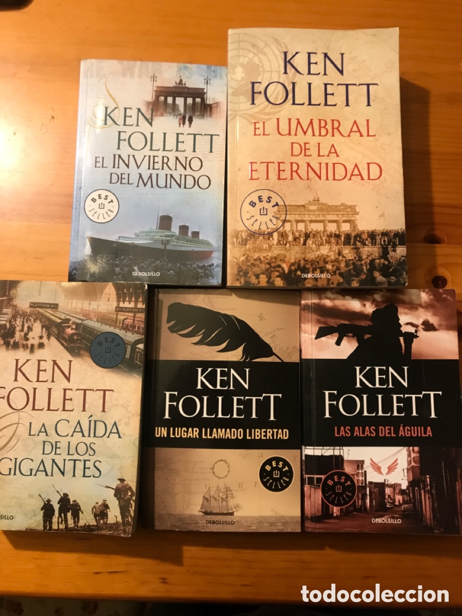Libros de segunda mano: 5 libros Ken Follett / ed. De bolsillo - Foto 1