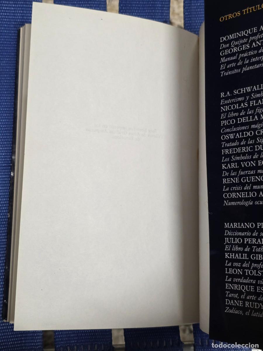 Libros de segunda mano: Zodiaco (El Latido De La Vida) Dane Rudyar - OBELISCO 1982 - Foto 5