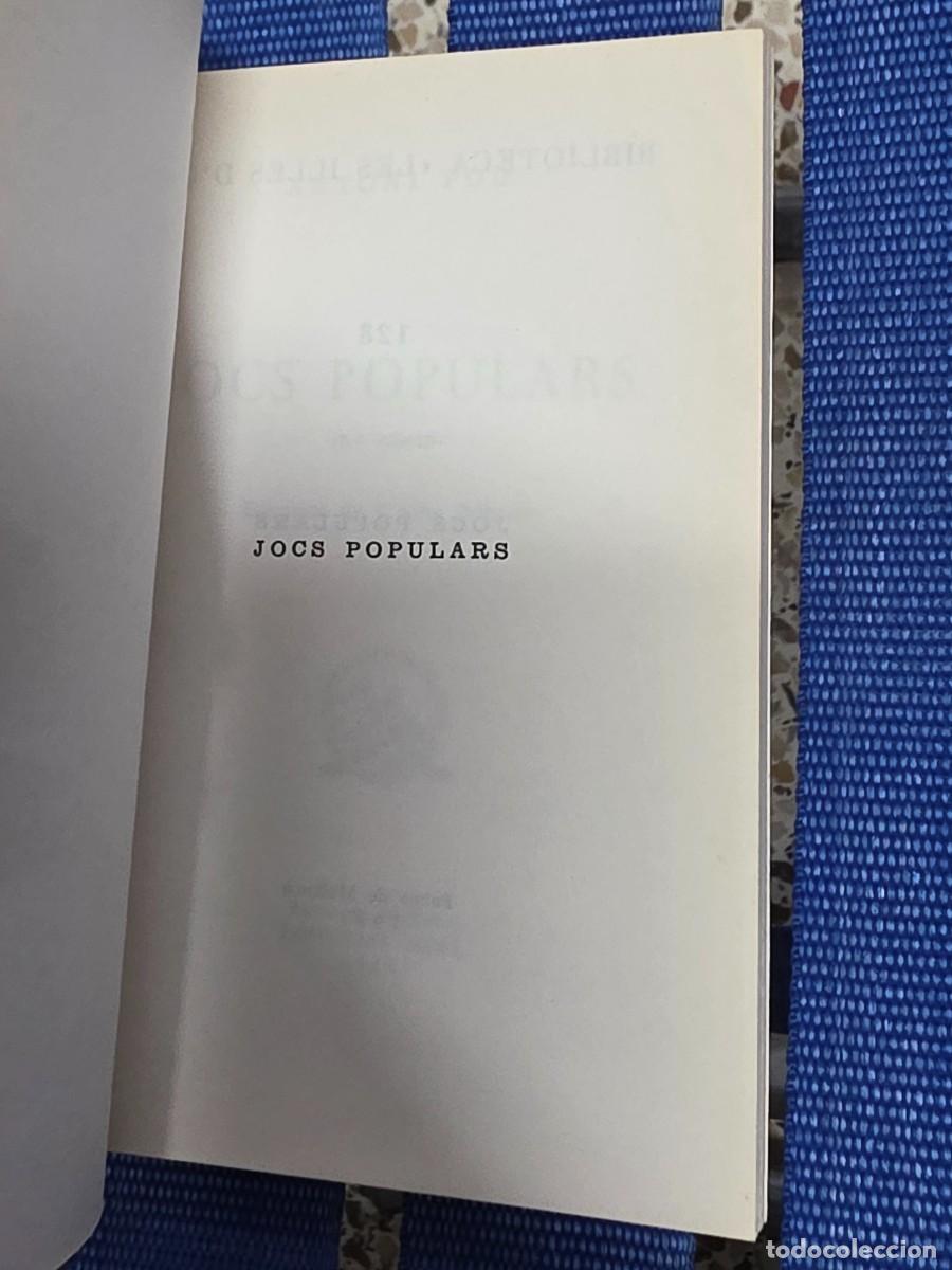 Libros de segunda mano: Jocs Populars, Antoni Pou - MOLL 1989 - Foto 2
