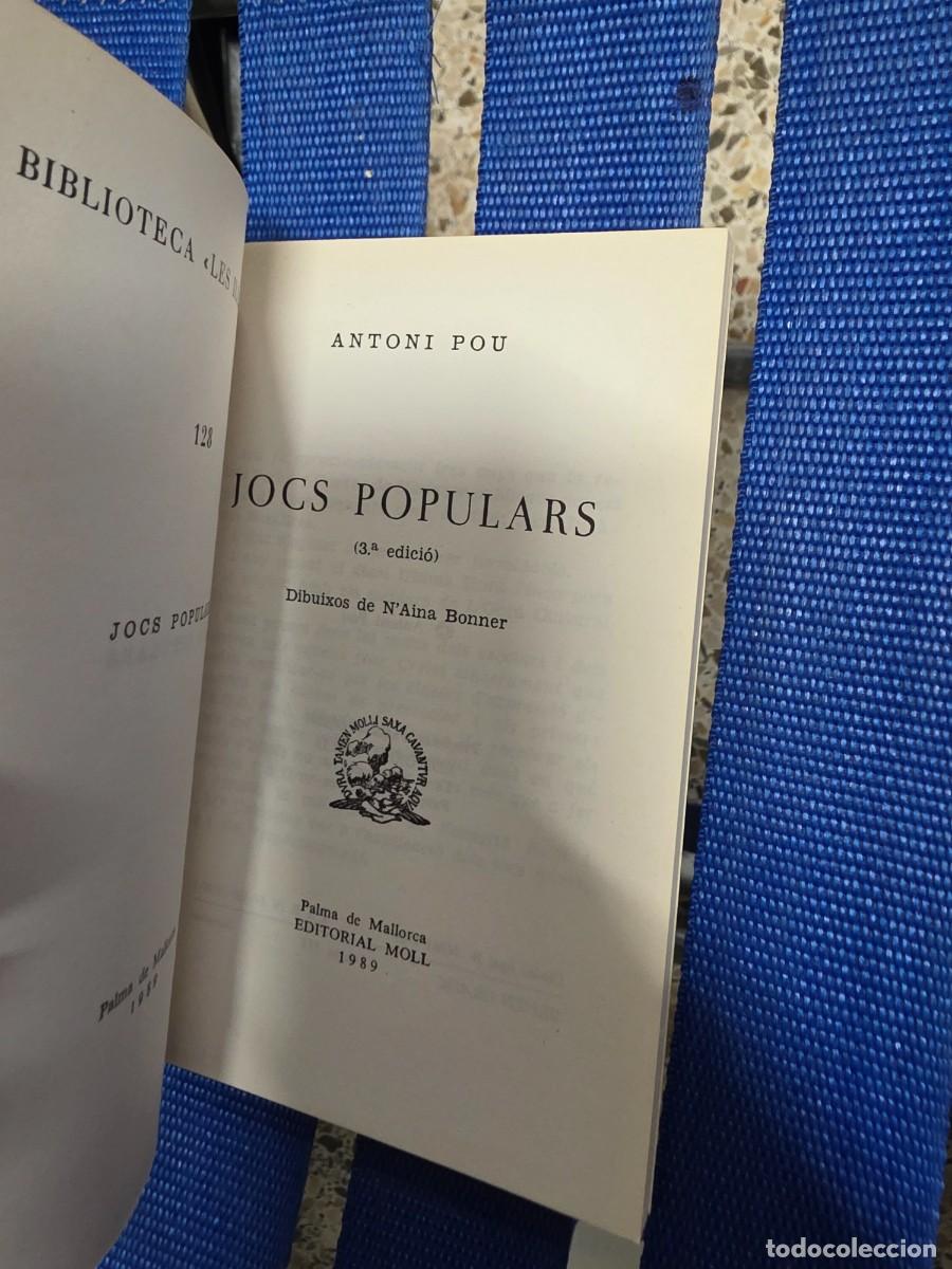 Libros de segunda mano: Jocs Populars, Antoni Pou - MOLL 1989 - Foto 3