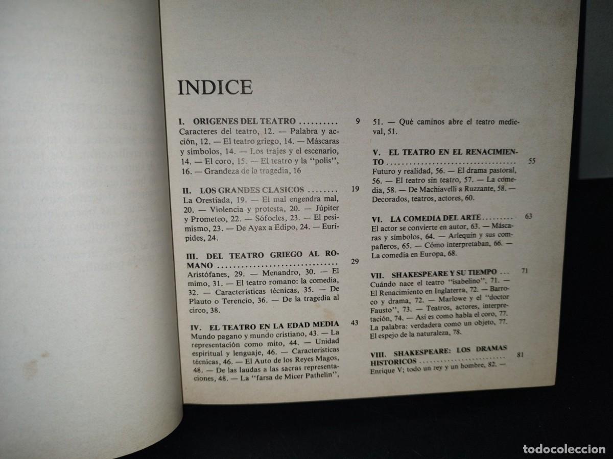 Libros de segunda mano: 209- BIBLIOTECA TEM&Aacute;TICA UTEHA. HISTORIA DEL TEATRO - 1980 - Foto 5