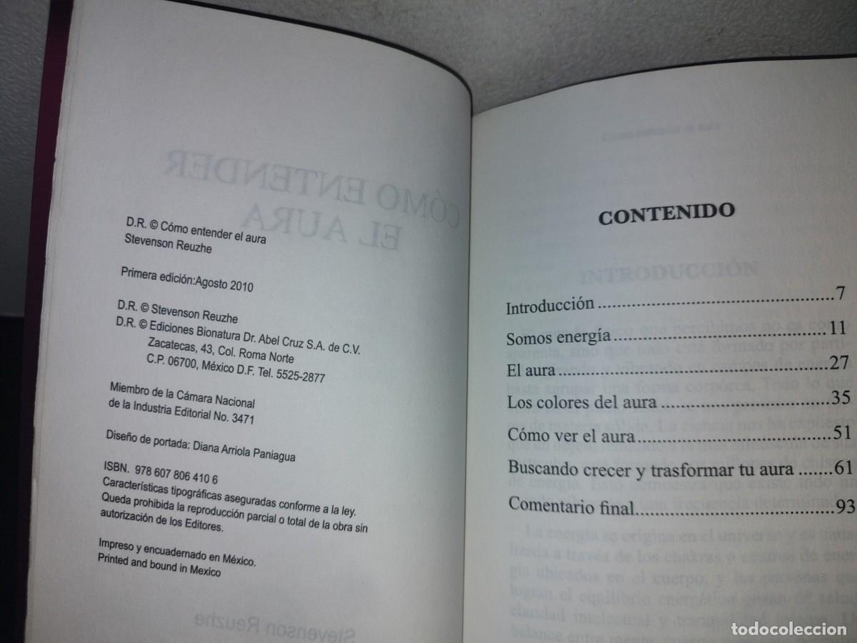 Libros de segunda mano: 209- C&Oacute;MO ENTENDER EL AURA - STEVENSON REUZHE - PRIMERA EDICI&Oacute;N 2010 - Foto 6