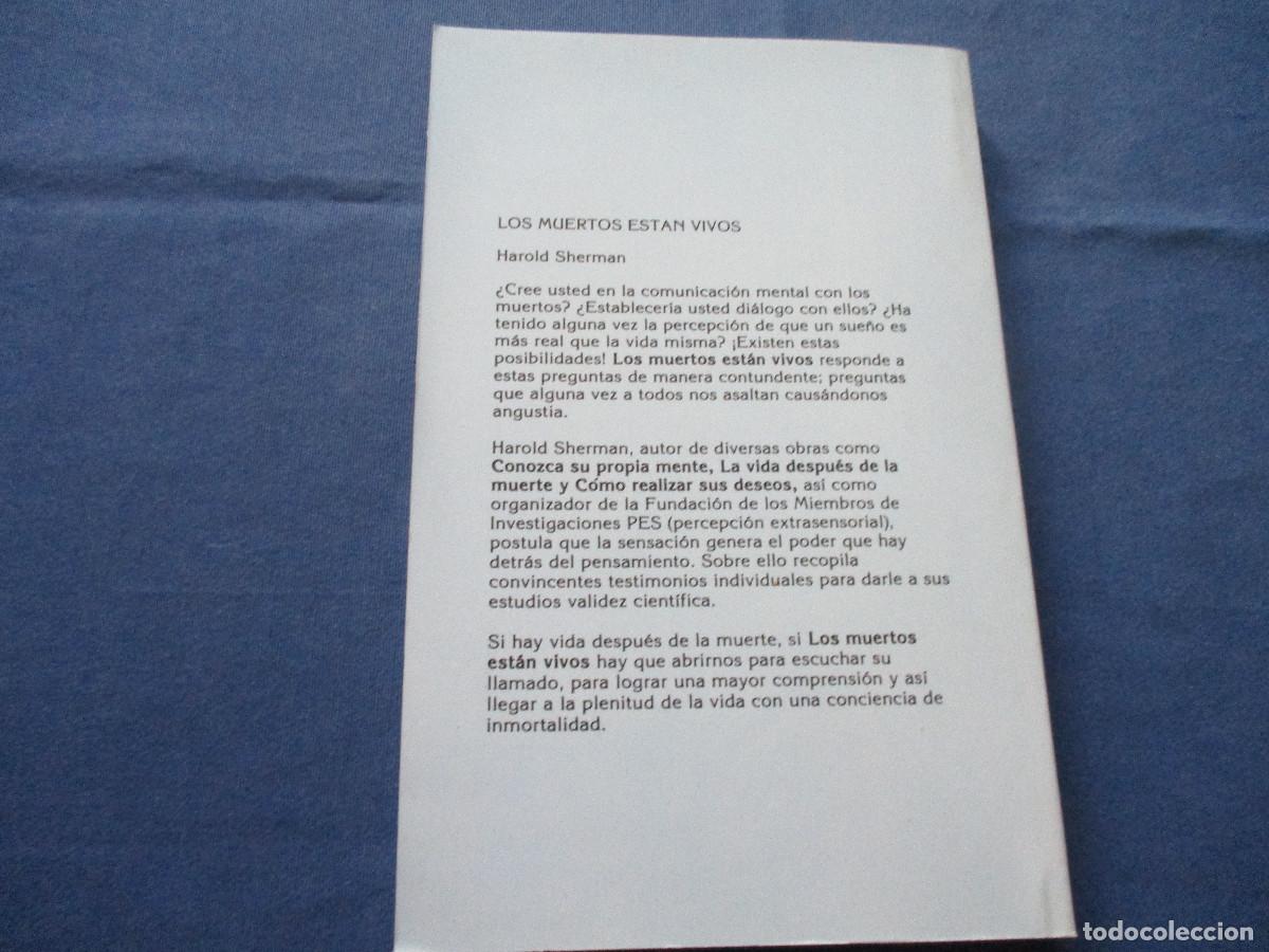Libros de segunda mano: LOS MUERTOS EST&Aacute;N VIVOS - HAROLD SHERMAN - Foto 3