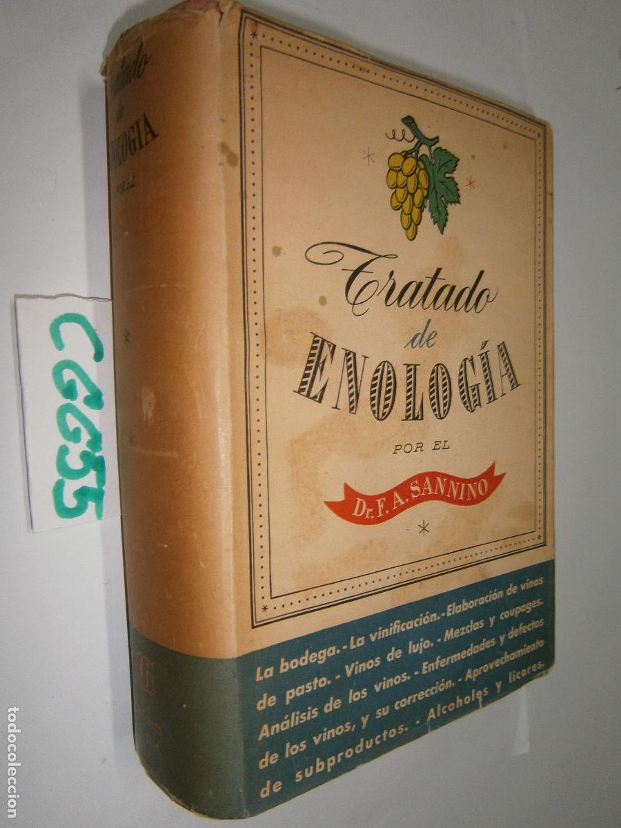 Libros de segunda mano: ANTIGUO LIBRO GRAN VOLUMEN - TRATADO DE ENOLOGIA - Foto 1