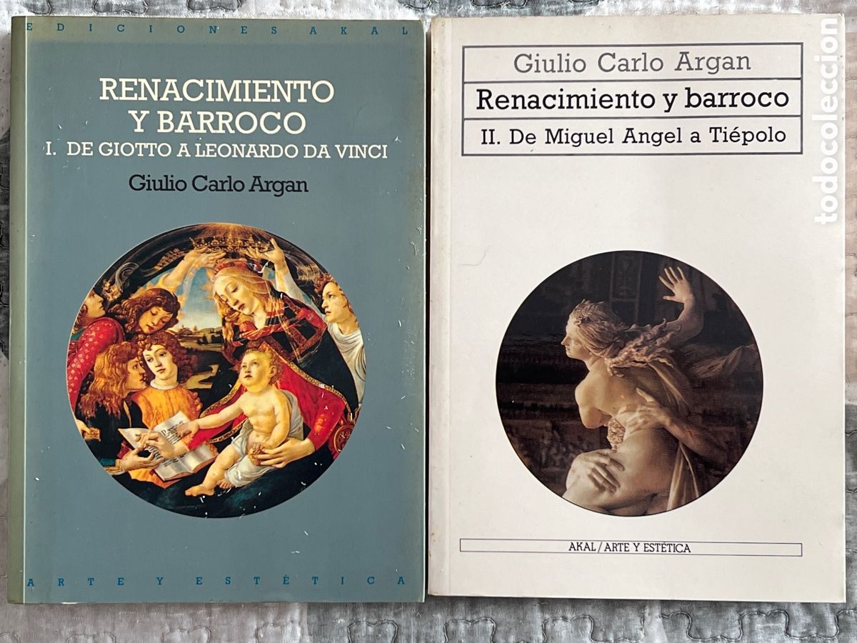Libros de segunda mano: Renacimiento y Barroco - Giulio Carlo Argan - Foto 1