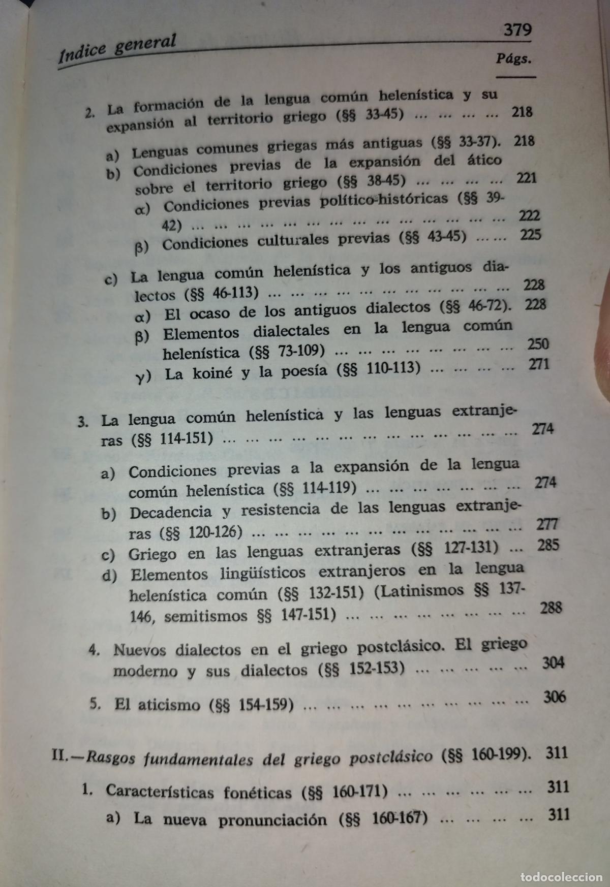 Libros de segunda mano: HISTORIA DE LA LENGUA GRIEGA. HOFFMAN. DEBRUNNER. SCHERER. - Foto 4