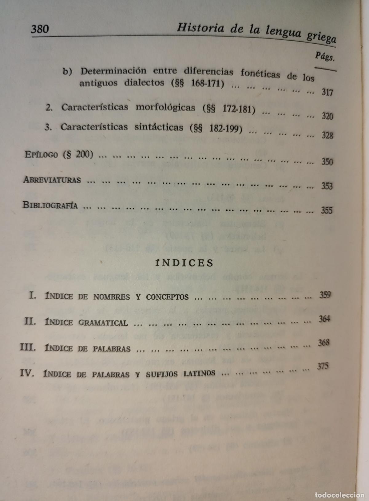 Libros de segunda mano: HISTORIA DE LA LENGUA GRIEGA. HOFFMAN. DEBRUNNER. SCHERER. - Foto 5