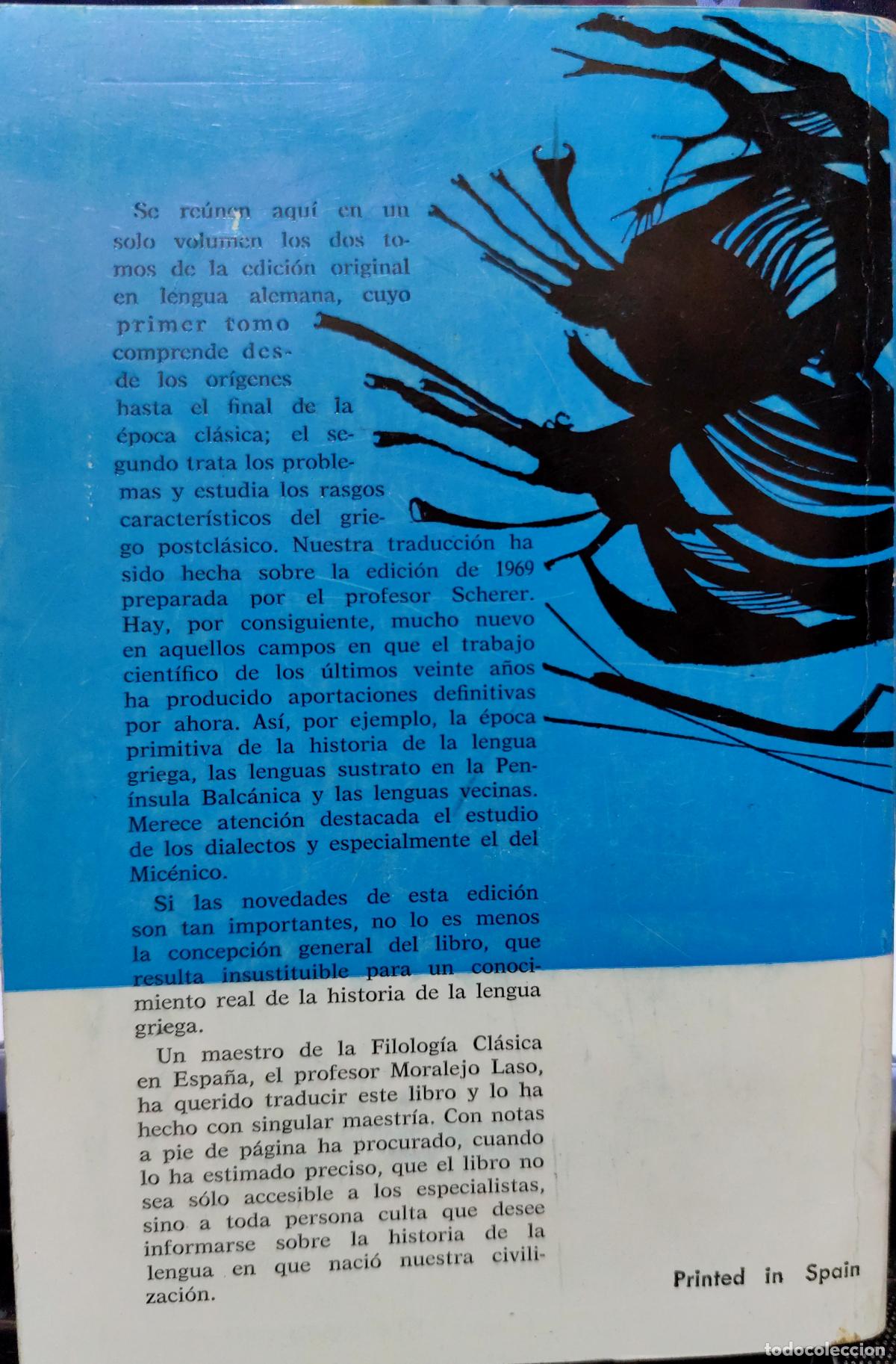 Libros de segunda mano: HISTORIA DE LA LENGUA GRIEGA. HOFFMAN. DEBRUNNER. SCHERER. - Foto 6