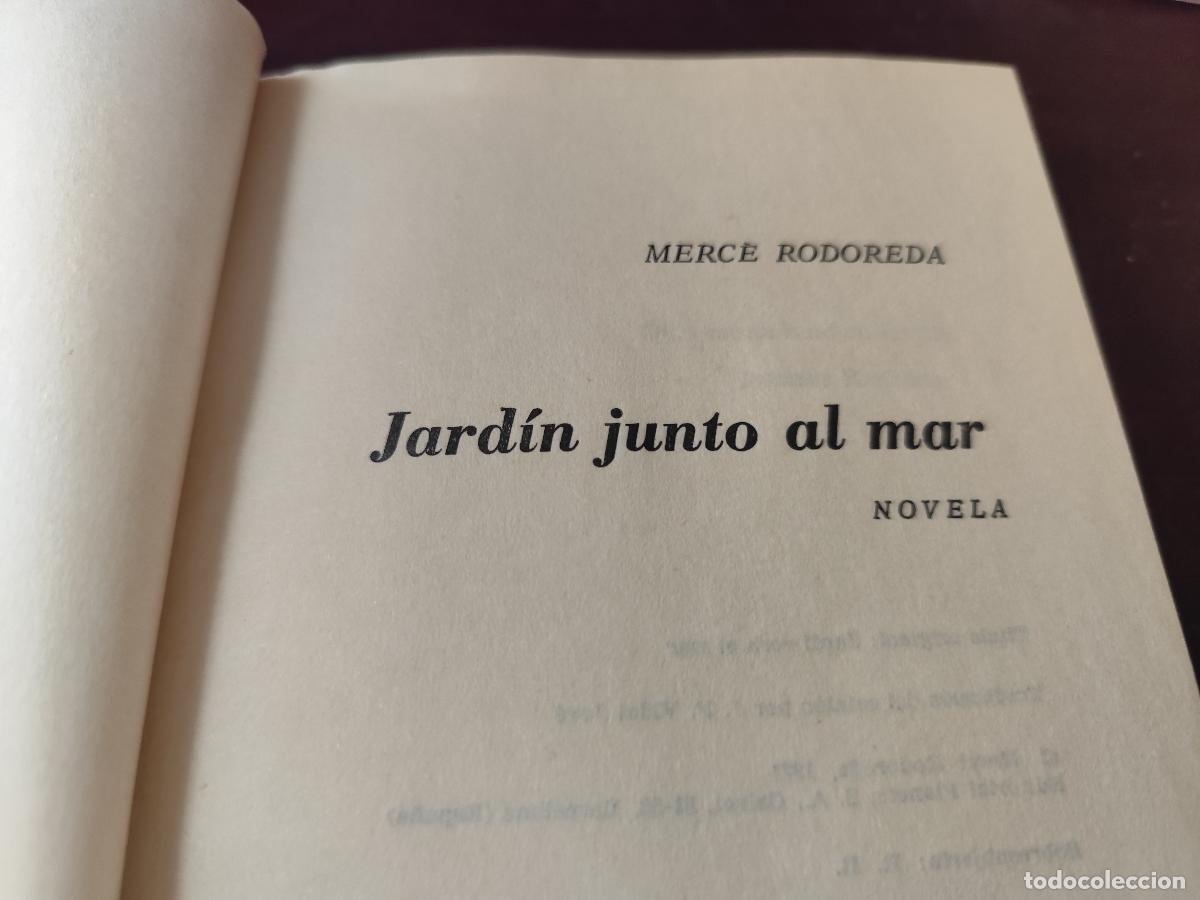 Libros de segunda mano: JARDIN JUNTO AL MAR / MERCE RODOREDA / CJA 445 / PRIMERA EDICION / PLANETA / - Foto 8
