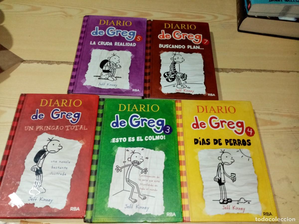 Libros de segunda mano: LOTE DE 5 LIBROS. DIARIO DE GREG. N&ordm; 1. 3. 4..5. Y 7- C34L