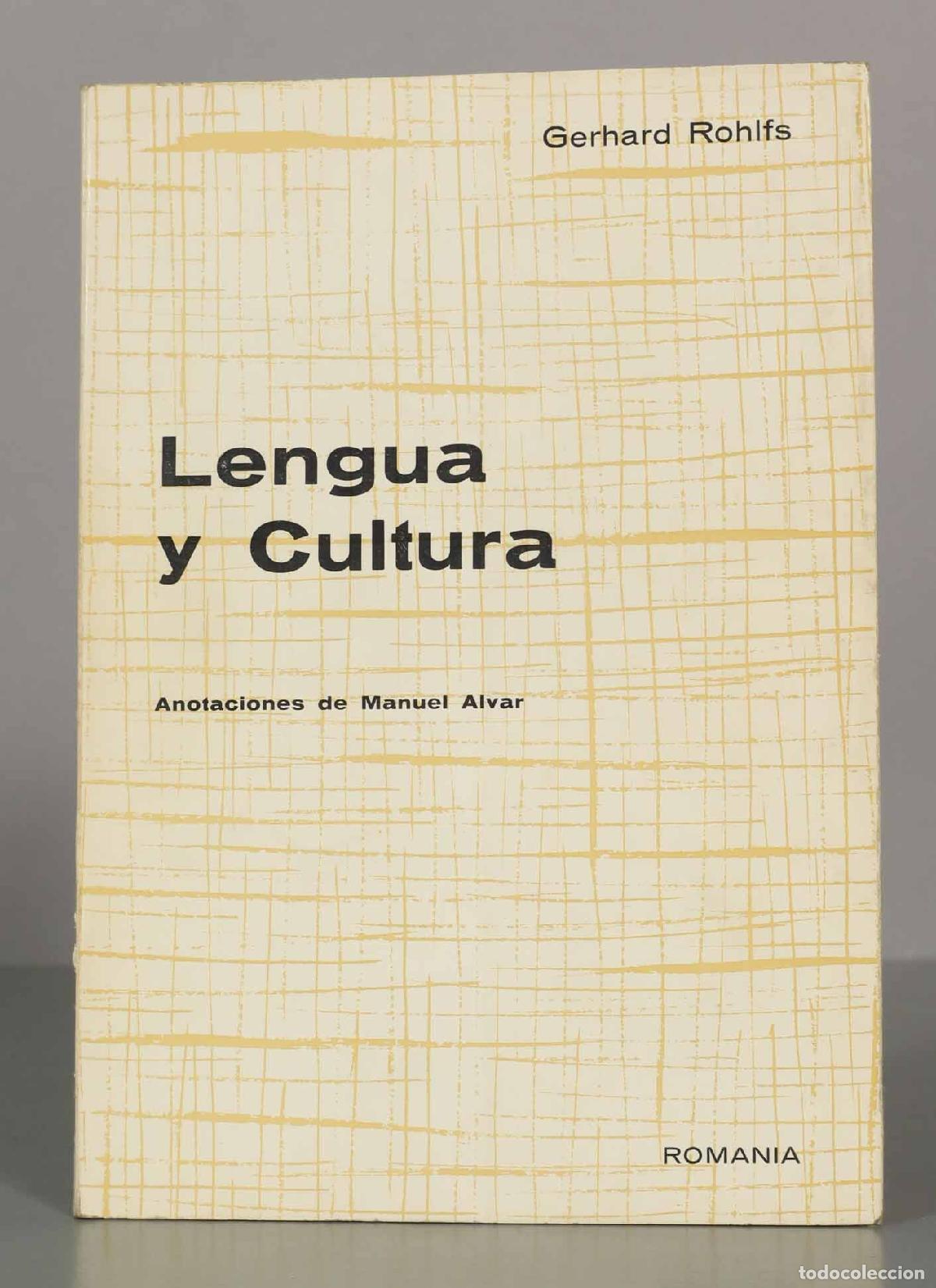 Libros de segunda mano: Lengua Y Cultura. Gerhard Rohlfs - Foto 1