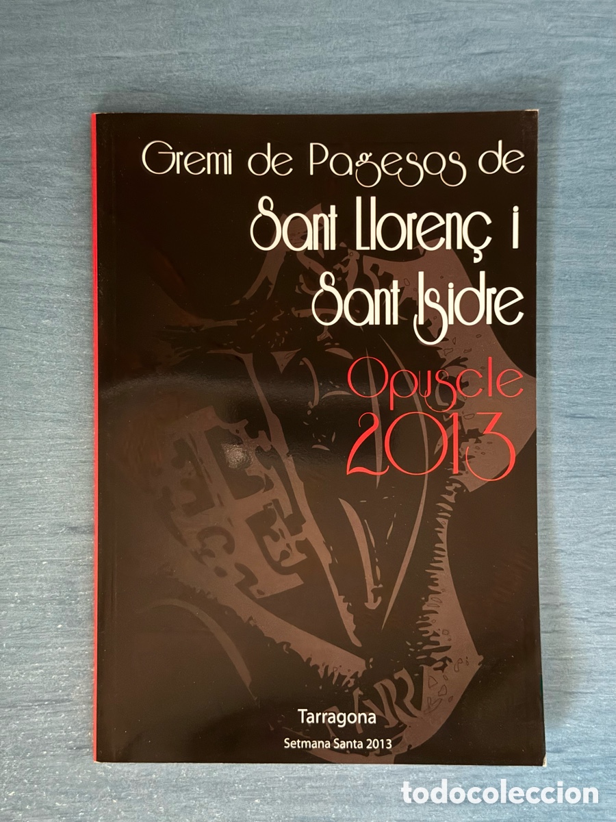 Second hand books: Op&uacute;scle Gremi de Pagesos 2013. Setmana Santa Tarragona.
