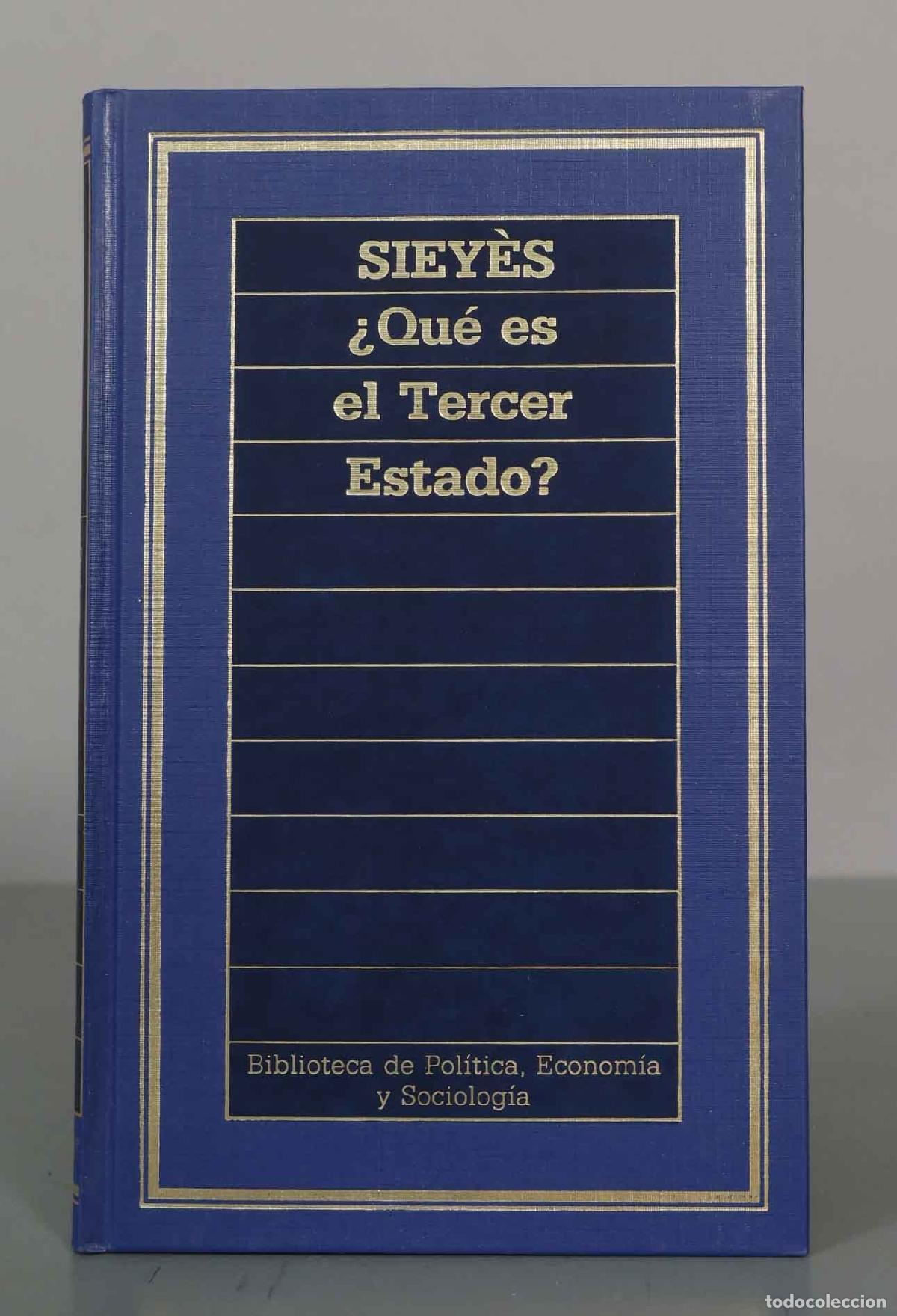 Libros de segunda mano: SIEY&Egrave;S &iquest;Qu&eacute; es el Tercer Estado? - Foto 1