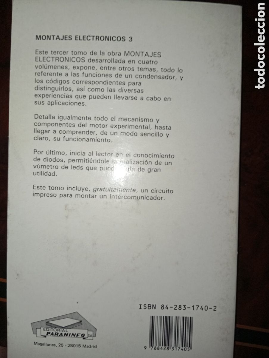 Libros de segunda mano: LOTE 4 LIBROS, MONTAJES ELECTRONICOS, JAVIER OJEDA. PARANINFO. - Foto 8