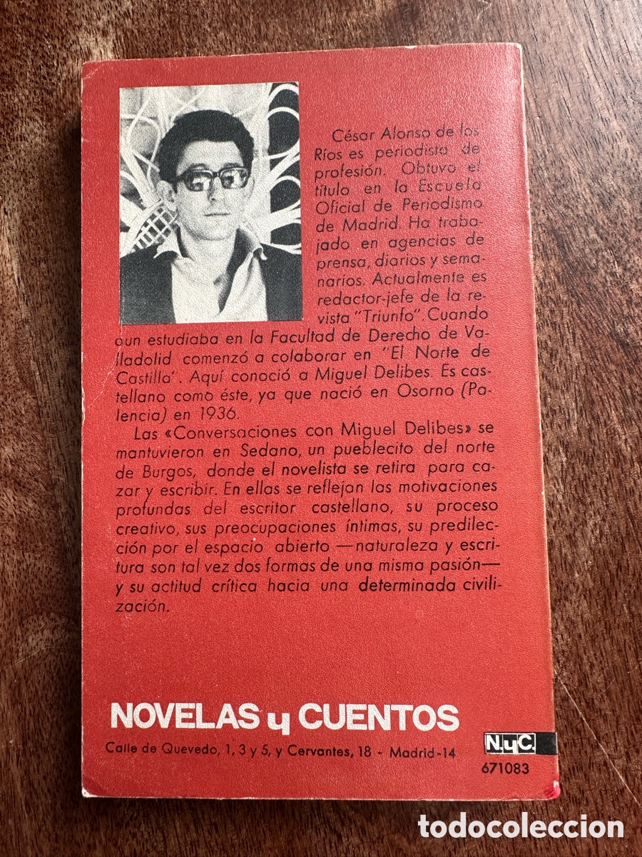 Libros de segunda mano: Conversaciones con Miguel Delibes - Foto 2
