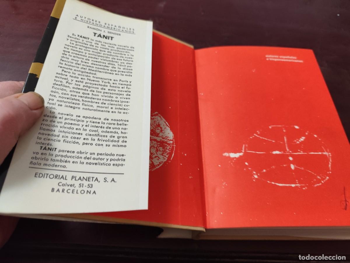 Libros de segunda mano: TANIT / RAMON J.SENDER / CJA 501 / PRIMERA EDICION / PLANETA - Foto 4