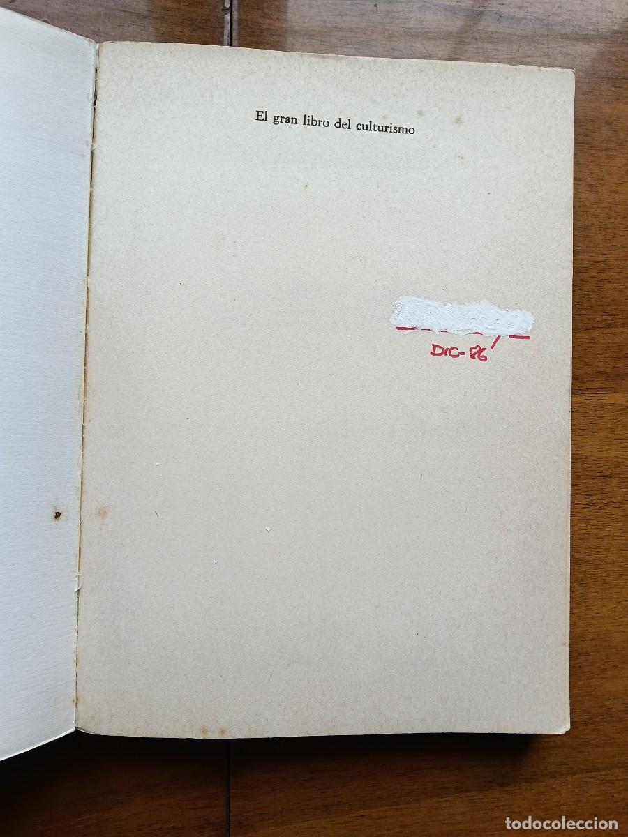 Libros de segunda mano: El gran libro del culturismo. Leer descripci&oacute;n. - Foto 2