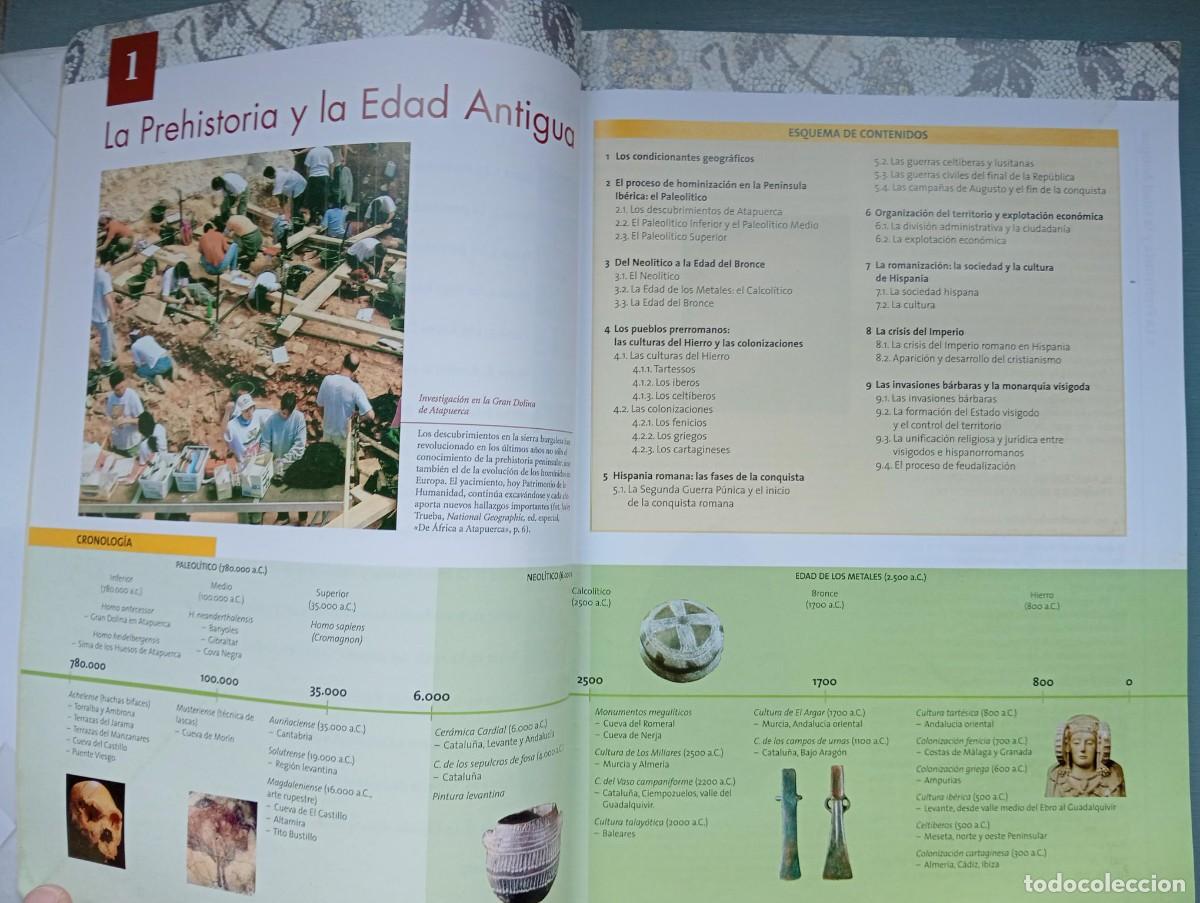 Libros de segunda mano: Historia de Espa&ntilde;a - 2 libros, principal y complementario con fuentes documentales y actividades - Foto 3